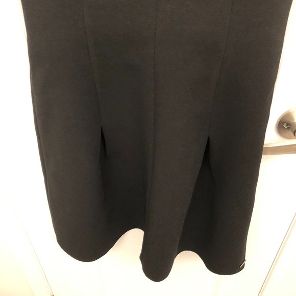 New Armani Exchange Black Double Faced Dress Size 2 - Picture 9 of 15